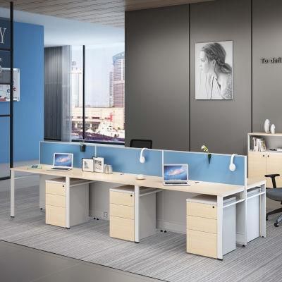 Commercial Four People Open Office Computer Workstation Partition