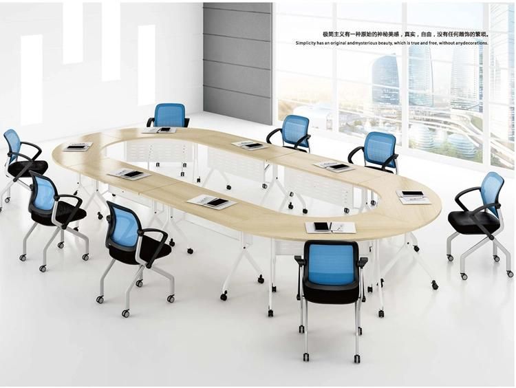 Modular Office Folding Training Table Foldable Conference Desk Meeting Table Design