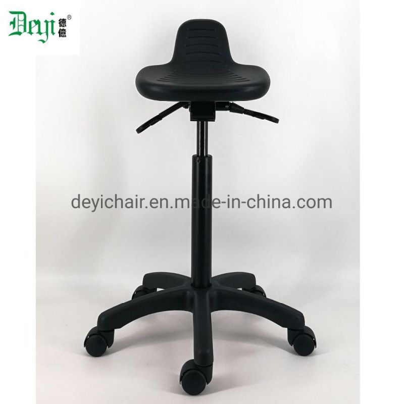 Aluminum Base Nylon Castor Class 4 Gas Lift 2 Lever Tilting Mechanism Mould PU Seat Separate Package Chair