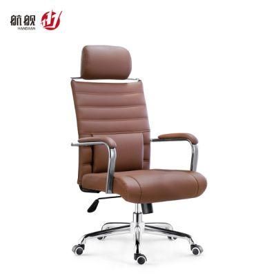 Professional PU Leather Swivel High Back Office Furniture Chair