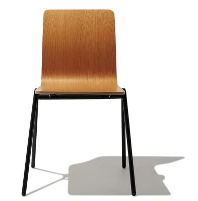 Simple Design Plywood Bend Seat Office Training Furniture Chair