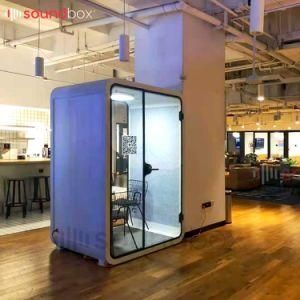 Factory Direct Sales 2 Personal Acoustic Booth Smart Function with Ventilation System Soundproof Booth Office Pod