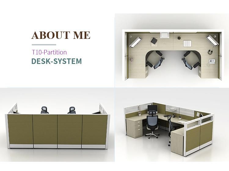 New Design Modern Office Workstations L Shape Modular Workstation
