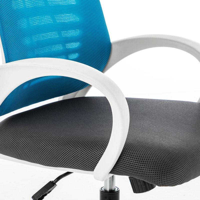 Office Furniture Adjustable Ergonomic Cheap Blue Office Swivel Chair