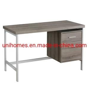 Computer Desk for Home Office, Laptop Desk with Metal Drawer, Industrial Study Writing Table with Storage Shelves