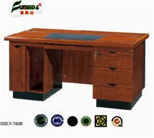 MDF High End Wood Veneer Office Table