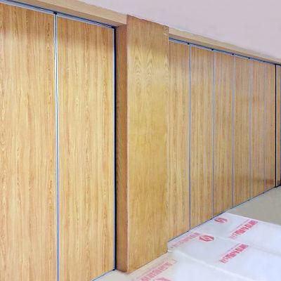 Collapsible Restaurant Acrylic Folding Movable Sliding Partitions Wall with Blinds