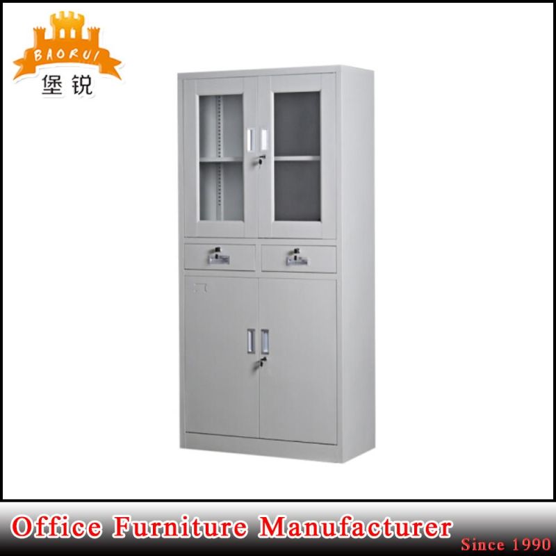 Double Color Steel Office Cabinet with 2 Drawers