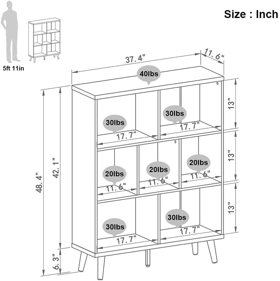 Hot Selling Bookcase Bookshelf Book Storage for Living Room Home Office