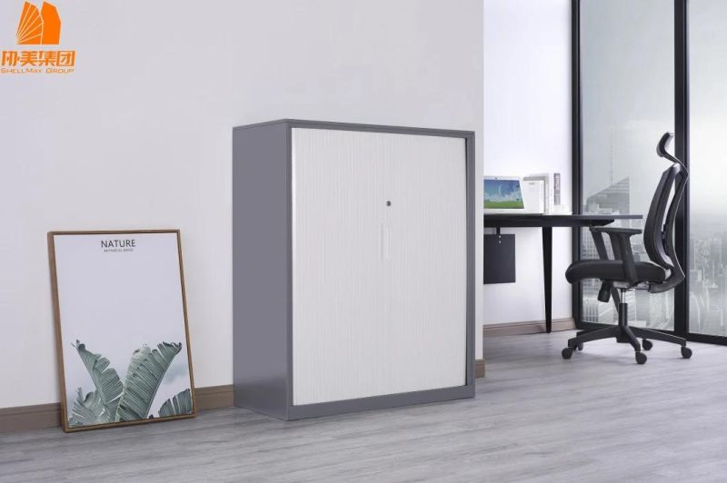 Modern Office Tambour Cabinet with Roller Shutter Door