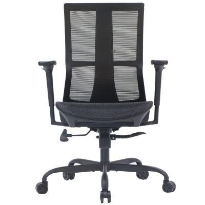 Manufacturer Ergonomic Black Full Mesh Breathable Swivel Mesh Office Chair