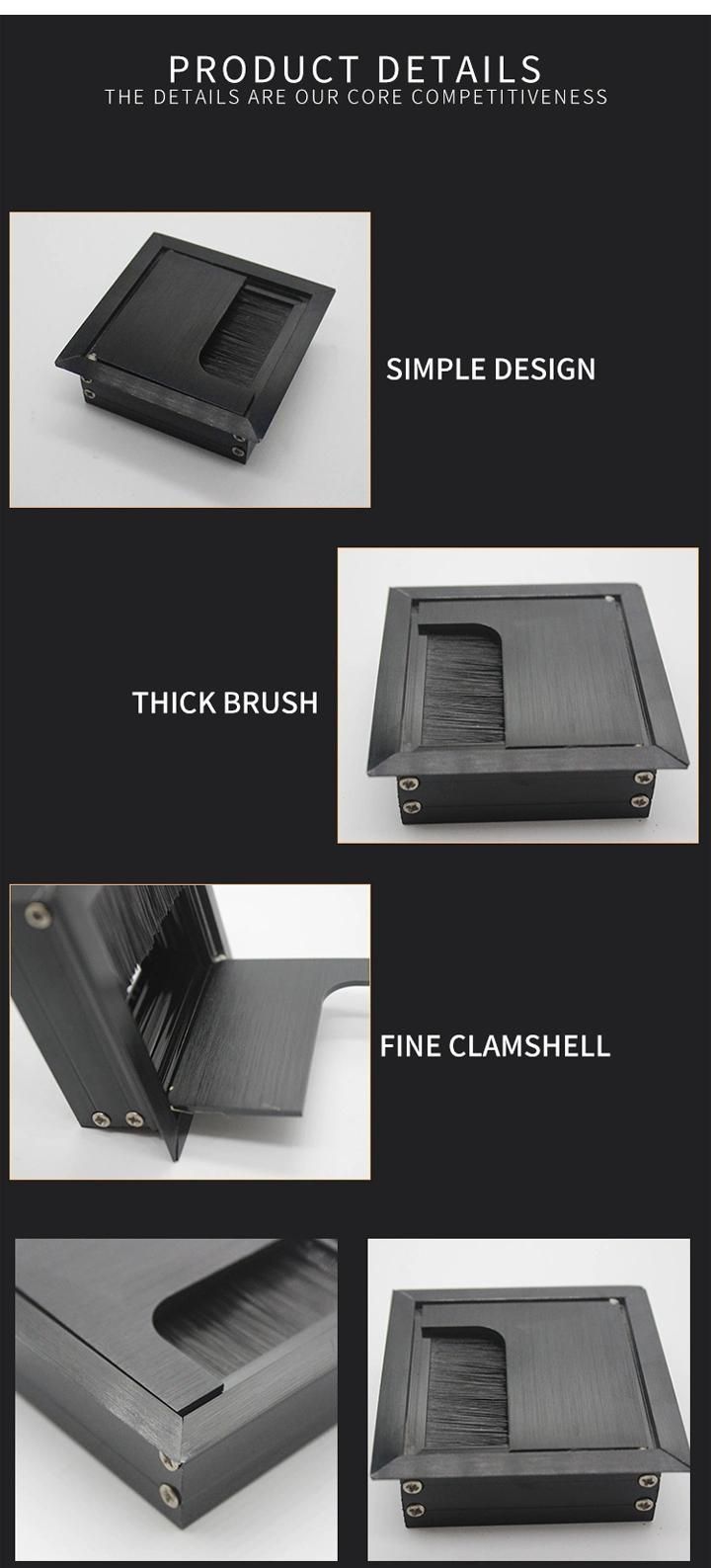Rectangular Cable Grommet for Desk