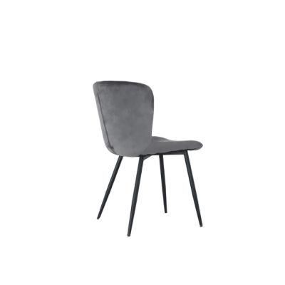 Dining Room Furniture High Quality Chair Stainless Steel Leg Modern Design Fabric Dining Chair