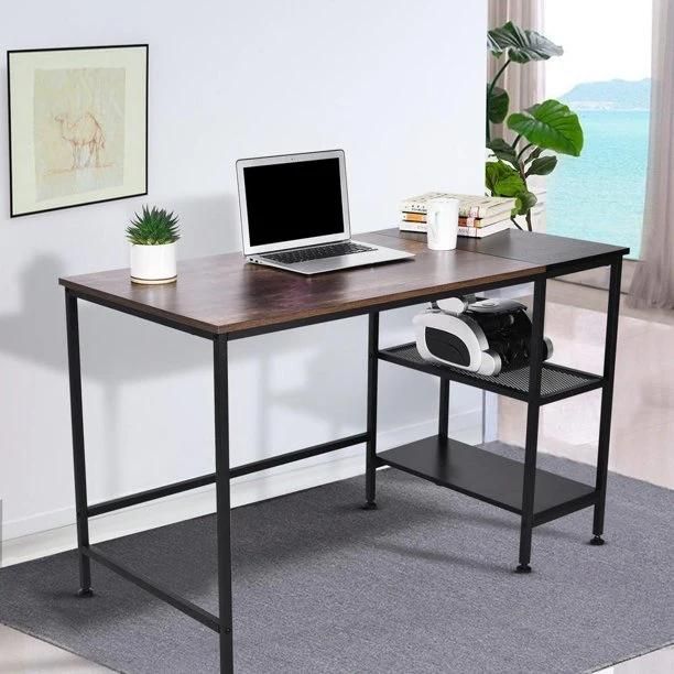 Home Simple Desk and Bookcase Combination Bedroom Desk 0335