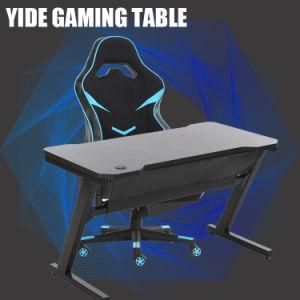 Z Shape PC Gaming Wooden Desktop Office Desk Computer Table