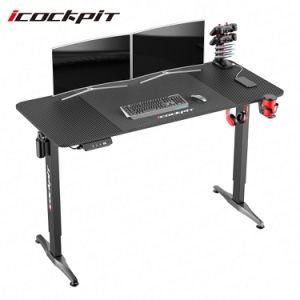 Icockpit Remote Motor Control Electric Frame Sit Stand Adjustable Height Gaming Desk