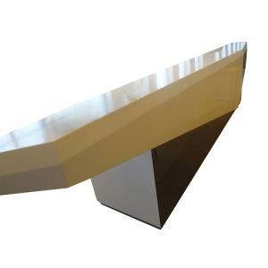 High Quality Company Reception Hotel Reception Artificial Stone Desk Acrylic Reception Desk