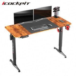 Icockpit New Design Stand up Desk Adjustable Computer Gaming Table Electric Standing Desk