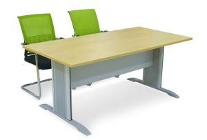 Modern Design 6 Person Wooden Top Conference Table