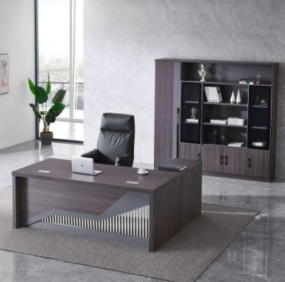 Yifa Chinese Office Desk Desk Modern L-Shaped Desk Executive Office Desk Office Table with Side Table