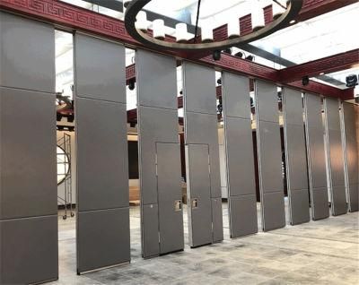 Wood Grain Finished Operating Movable Walls Soundproof From Guangzhou