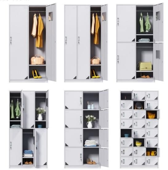 Factory Direct Sale Staff Multi Doors Steel Clothes Cabinet Locker