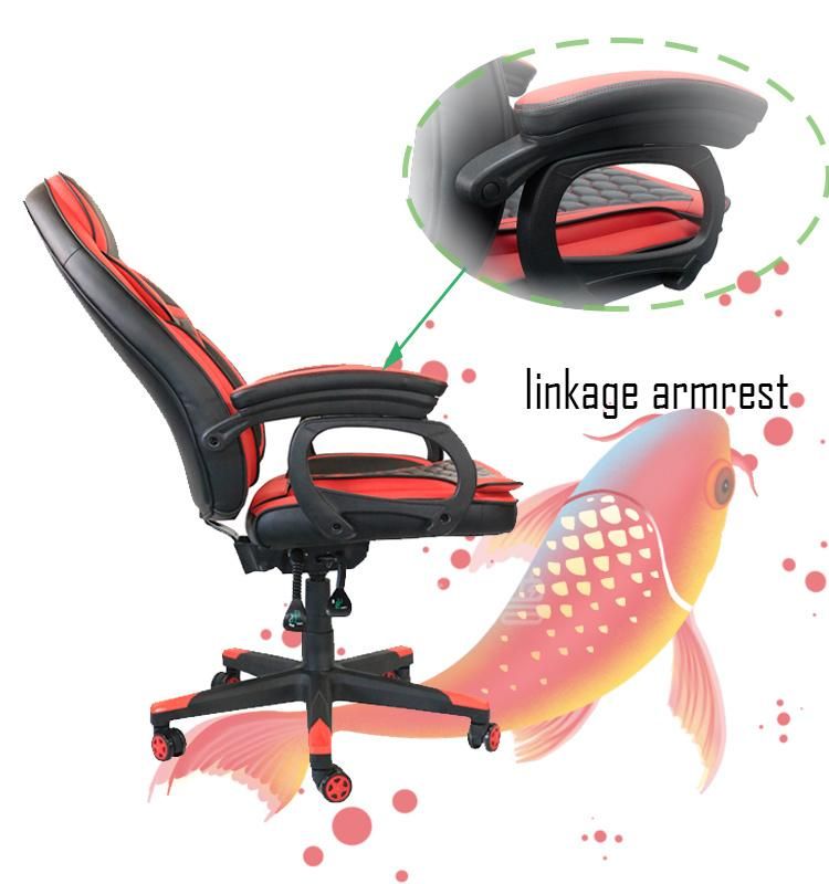 (PLATO) New Design Ergonomic Racing Chair with Linkage Armrest