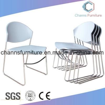 Durable High Grade White Color Leisure Plastic Office Training Chair