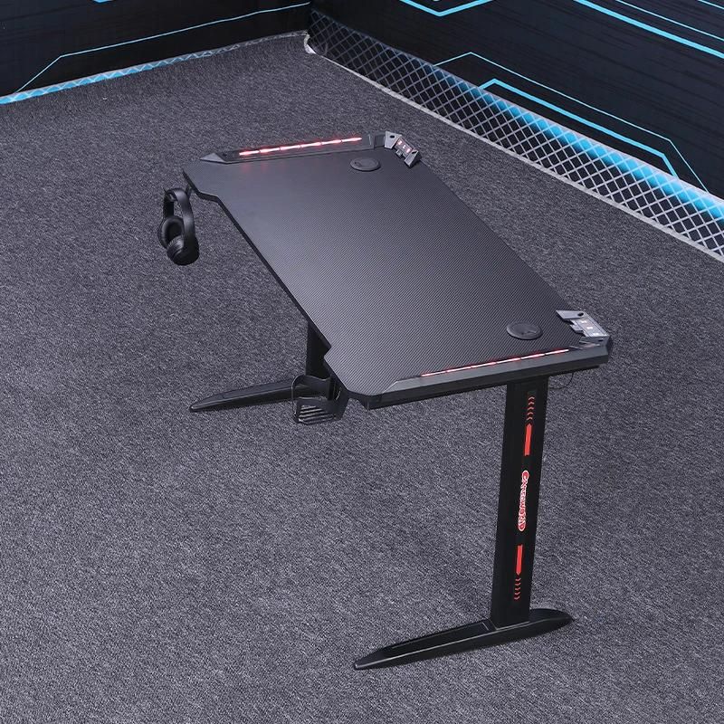 Customizes Furniture Bedroom RGB LED Light Laptop Dormitory Student Desktop Study Computer Table Gamer Competitive Chair Gaming Desk for Home Office