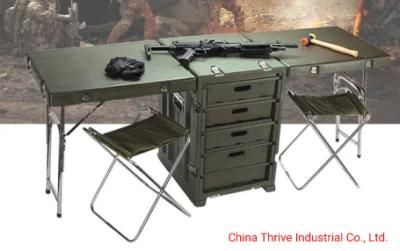 Rotational Molding Multifunctional Outdoor Military Field Desk Plastic Mobile Office