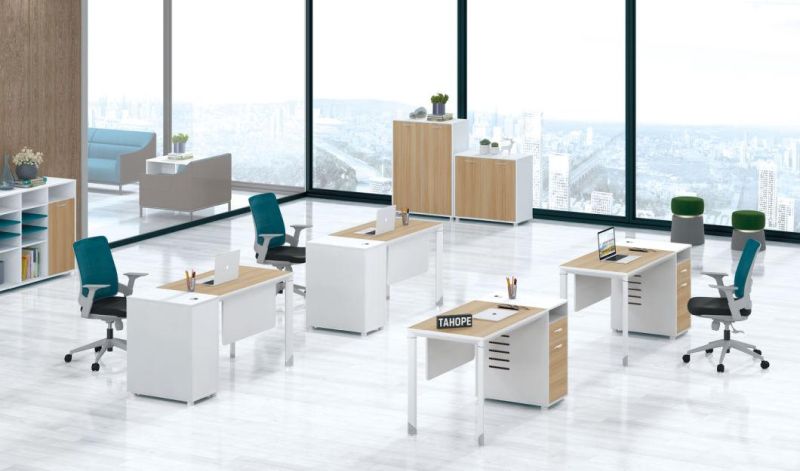 Commercial Office Furniture Office Staff Desk Office Partitions Table for 4 People