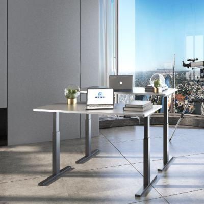 Home Office Lifting Computer Table Modern Metal Motorized Adjustable Electric Desk for Standing