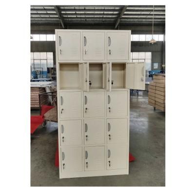 15 Door School Student Metal Staff Storage Cabinet Locker