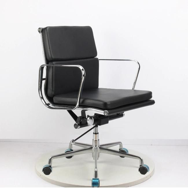 Top Quality Upholstered Chair Medium Back High Back Staff Chair (FOH-MF21-B)