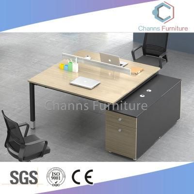 Popular Two Opposite Seats Office Workstaion with Clear Partition (CAS-W31409)