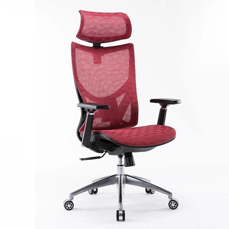 Manager Quality Fabric Aluminum Base Ergonomic Office Mesh Chair