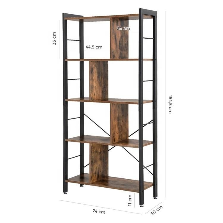 Popular Bookshelf European Industrial Style Bedroom, Office