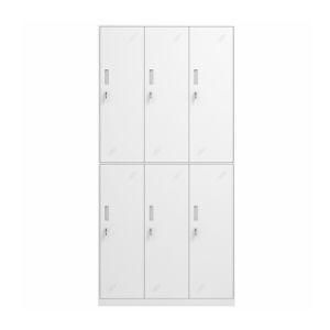Relax Door High Quality Locks High Quality Metal Fittings Six Door Wardrobe