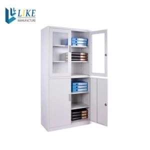 Steel Swing Glass Door Filing Cabinet Office Furniture Metal File Cabinet