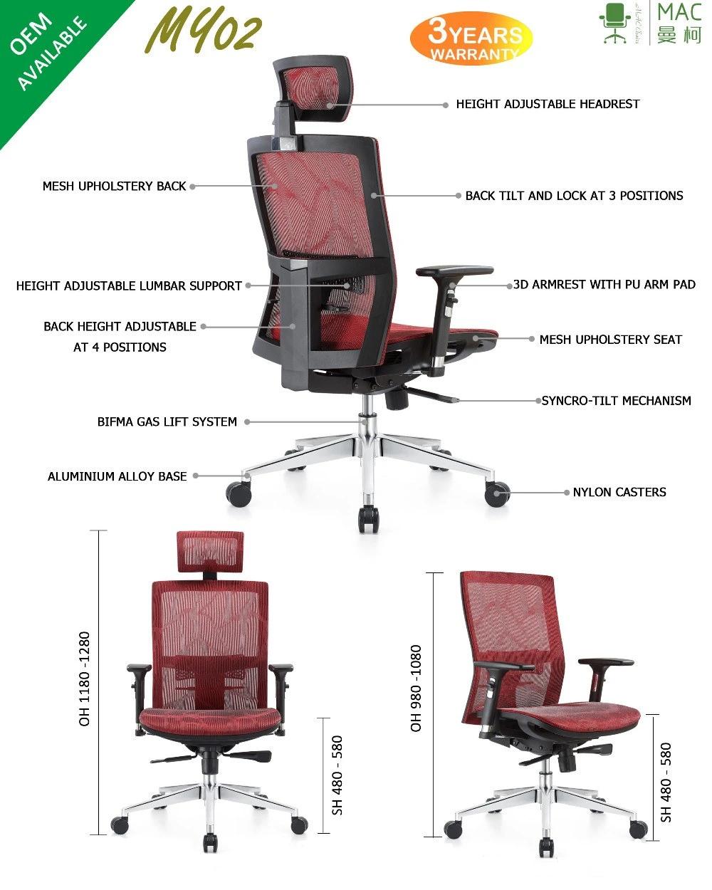 High Quality Office Furniture Comfortable Executive Gaming Office Chair