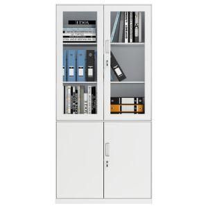 High Quality Office Furniture Home Furniture Glass Cabinet Steel Filling Cabinet