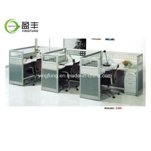 Office Furniture Melamine Modular Wooden Table Office Desk Yf-G1601