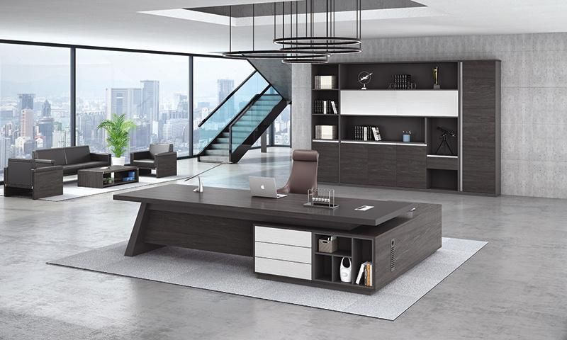 Wood Office Furniture Modern Large Executive Desk