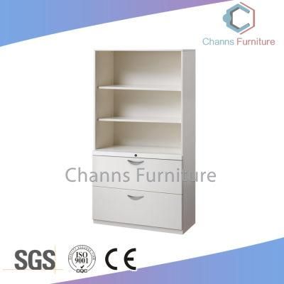 Hot Sale Office Furniture White Office Cabinet Wooden File Cabinet (CAS-FC18508)