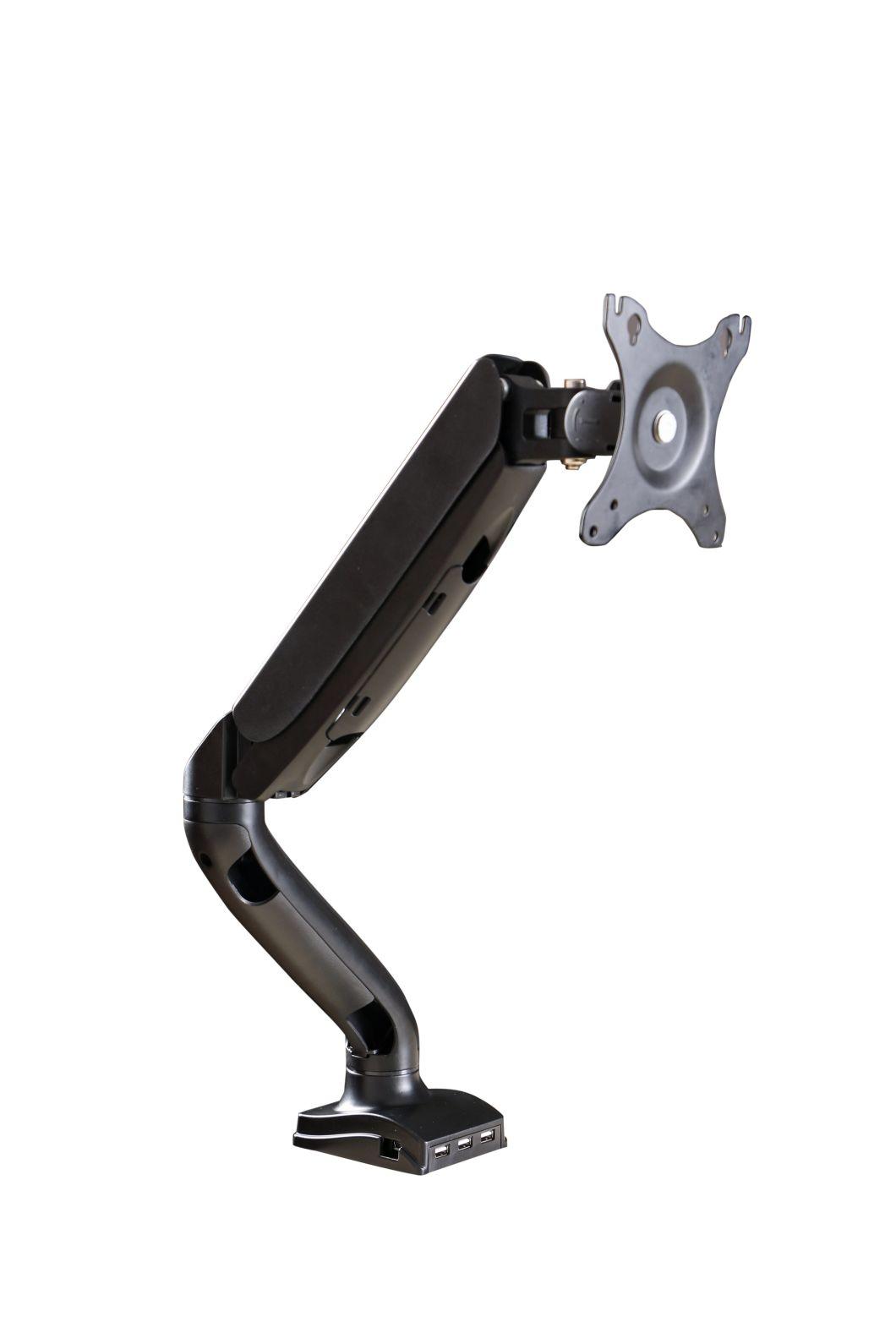 Gas Lift Desktop Mount with Touch Screen 10-24" Vesa 75/100