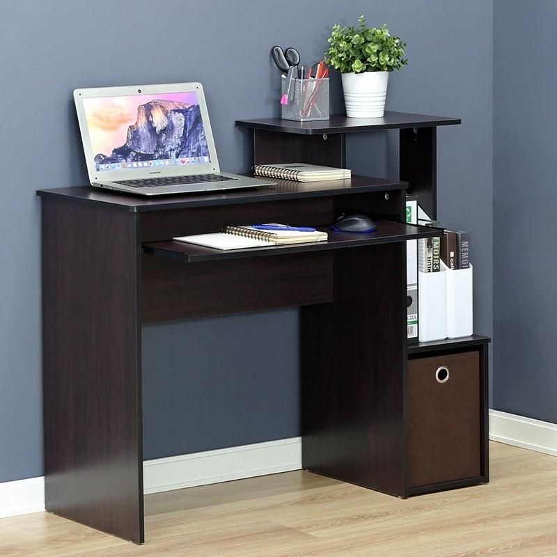 Multipurpose Home Office Desk with Storage for Small Space