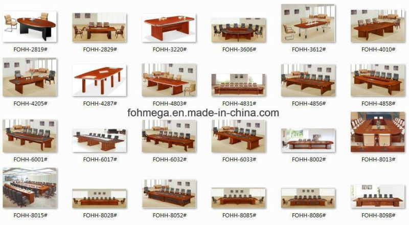 Top Grade Large Wooden Conferece Desk (FOH-H8015)