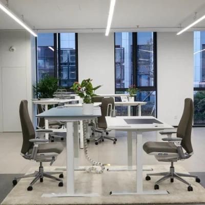 2022 Hot Sale New Design Cheap Price Desk Office Desk Four-Motor Automatic Lifting Study Desk Adjustable Desk Office Desk