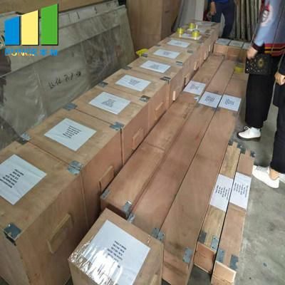 Soundproof Wooden Folding Movable Acoustic Partition Walls for Office