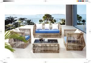 Leisure PE Rattan Sofa Set for Outdoor